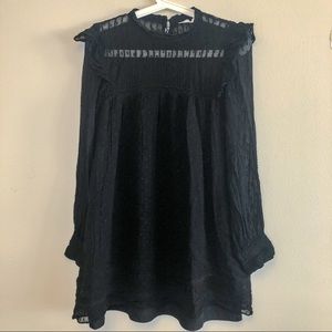 Zara Trafaluc Collection- Black Blouse